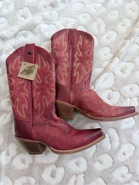 Harley-Davidson Women's Red Western Cowboy Boots Sz 6.5 NWT D5
